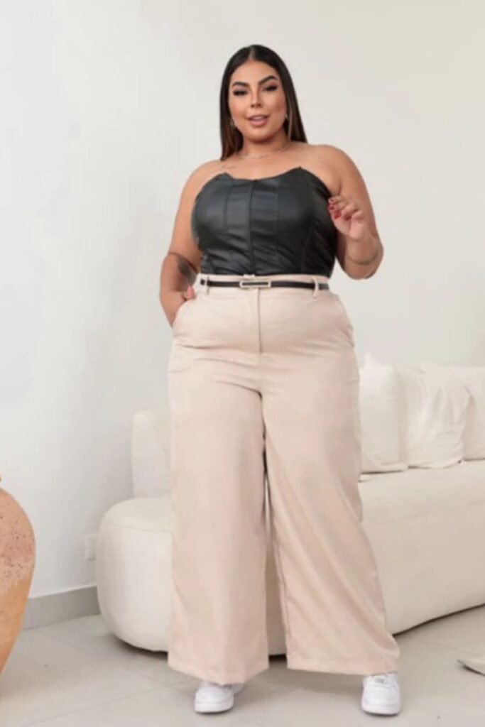calça pantalona plus size