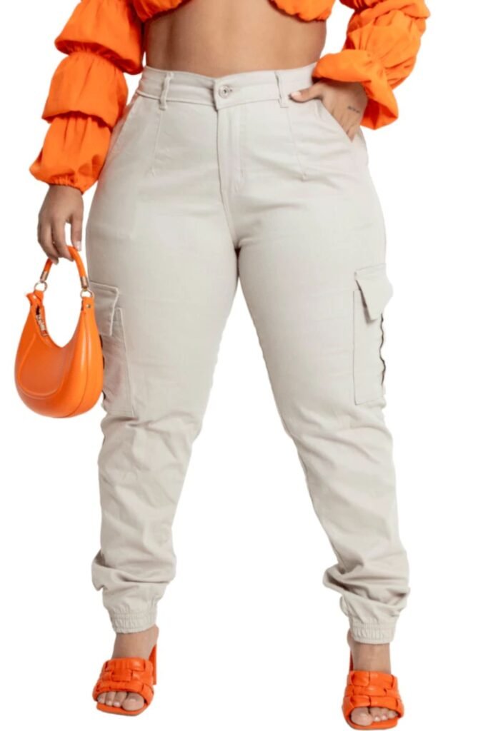 calça cargo plus size