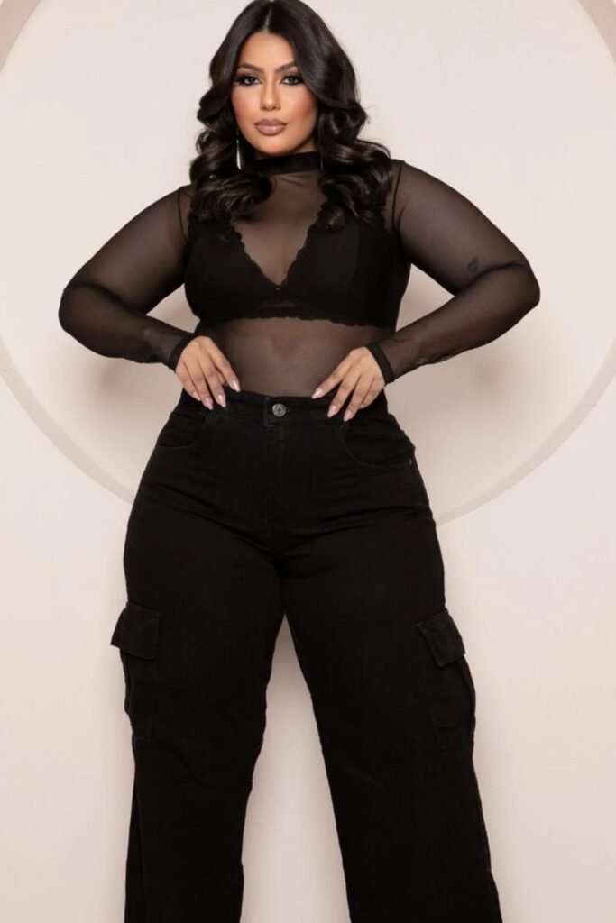 calça plus size preta