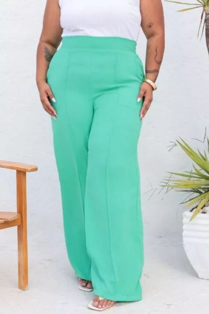calça pantalona plus size