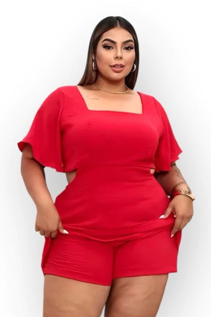 macaquinho plus size