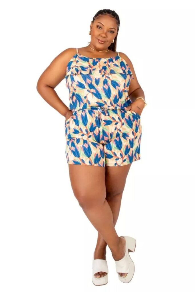 macaquinho plus size