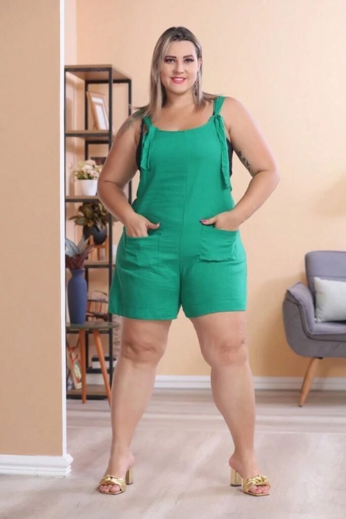 macaquinho plus size