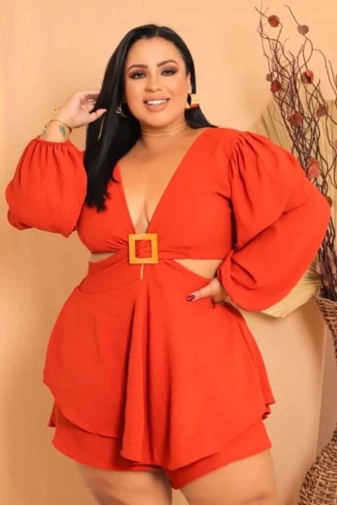 macaquinho plus size