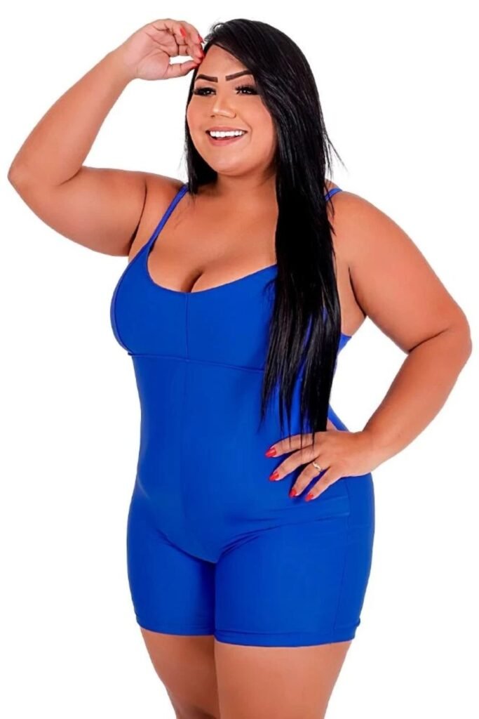 macaquinho plus size
