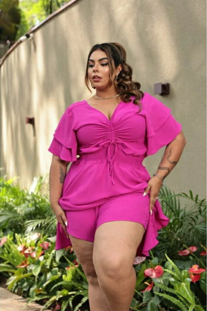 macaquinho plus size
